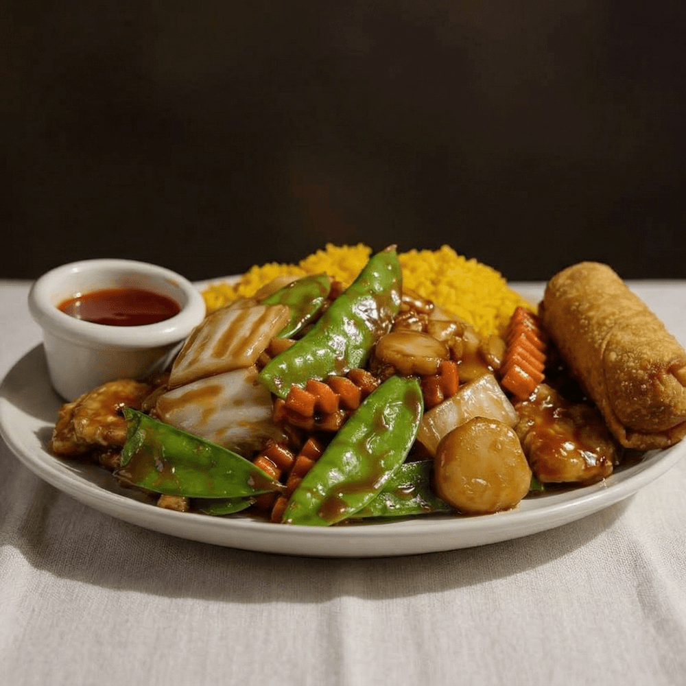 Beef with Chinese Vegetable Combo