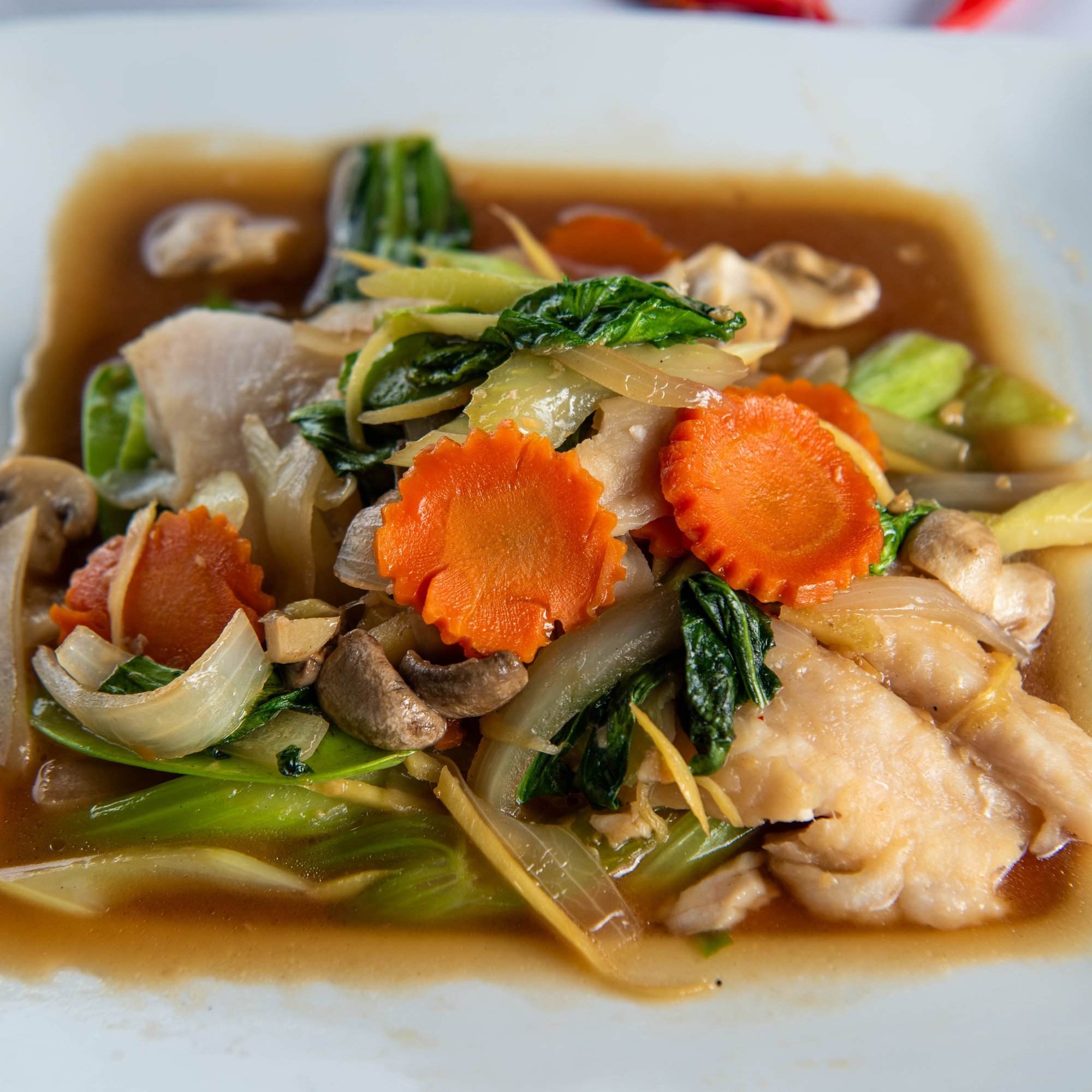 Ginger Sole Stirfry