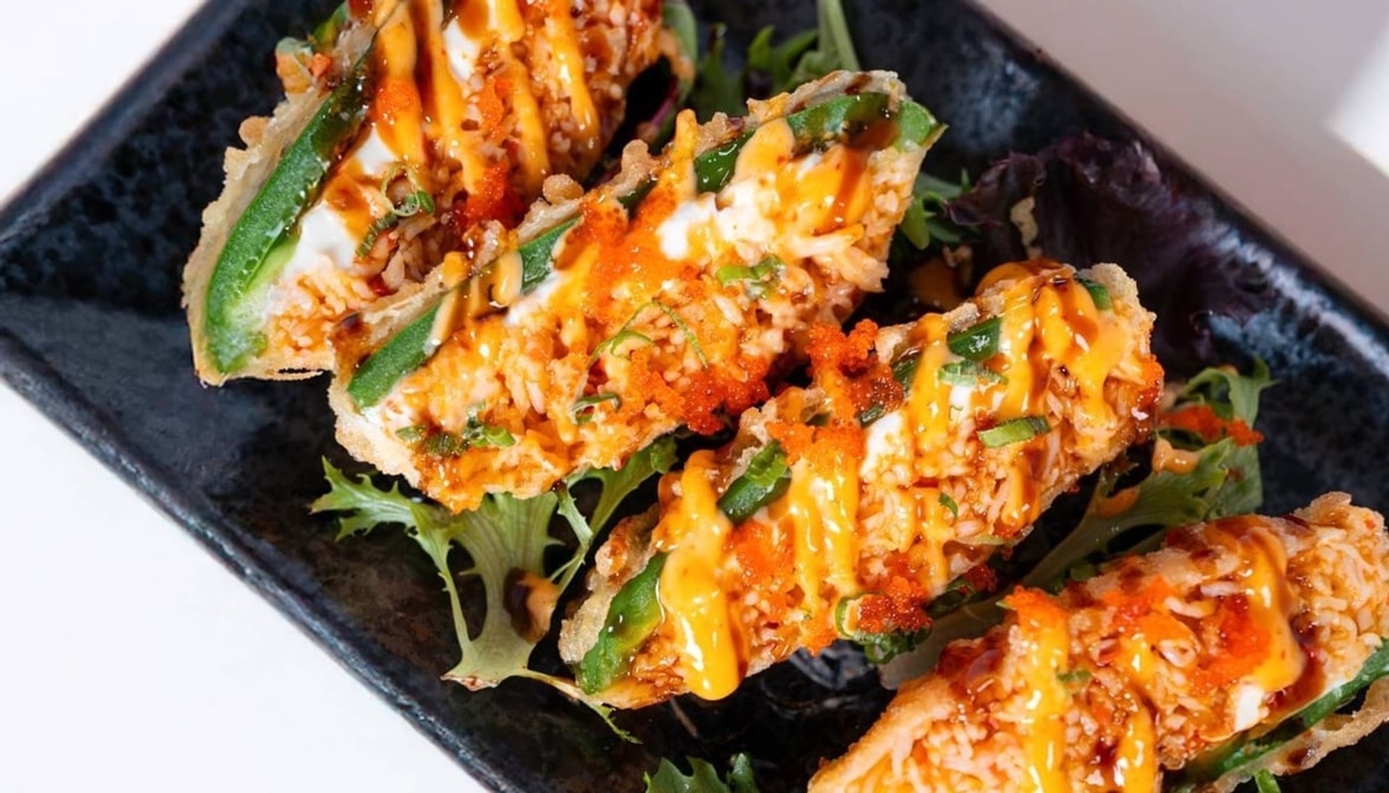 15 Fried Jalapeño With Spicy Crab & Cheese /4Pcs