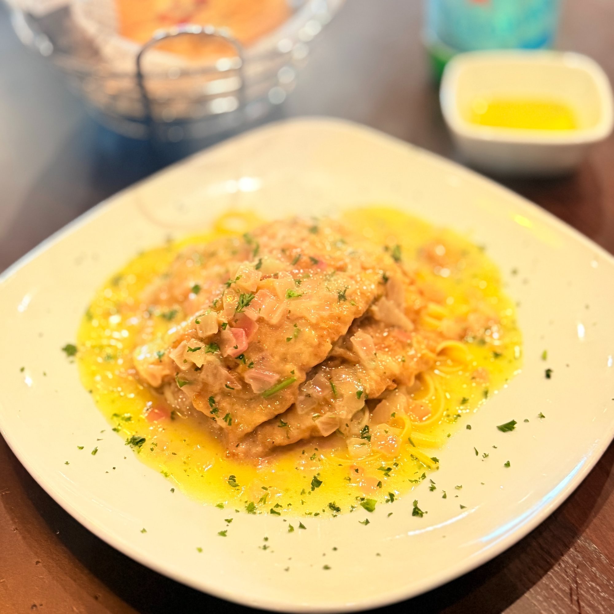 Veal Francese-Lunch.
