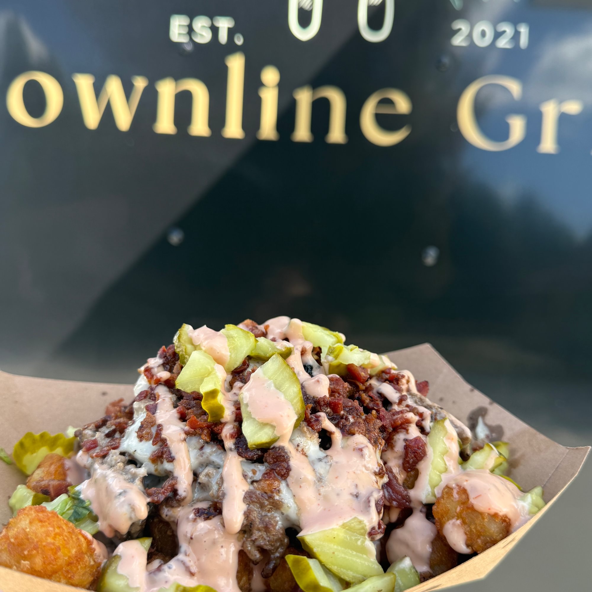 Bacon Cheeseburger Smash Tots
