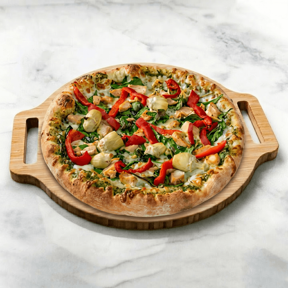 Chicken Basil Pesto Pizza