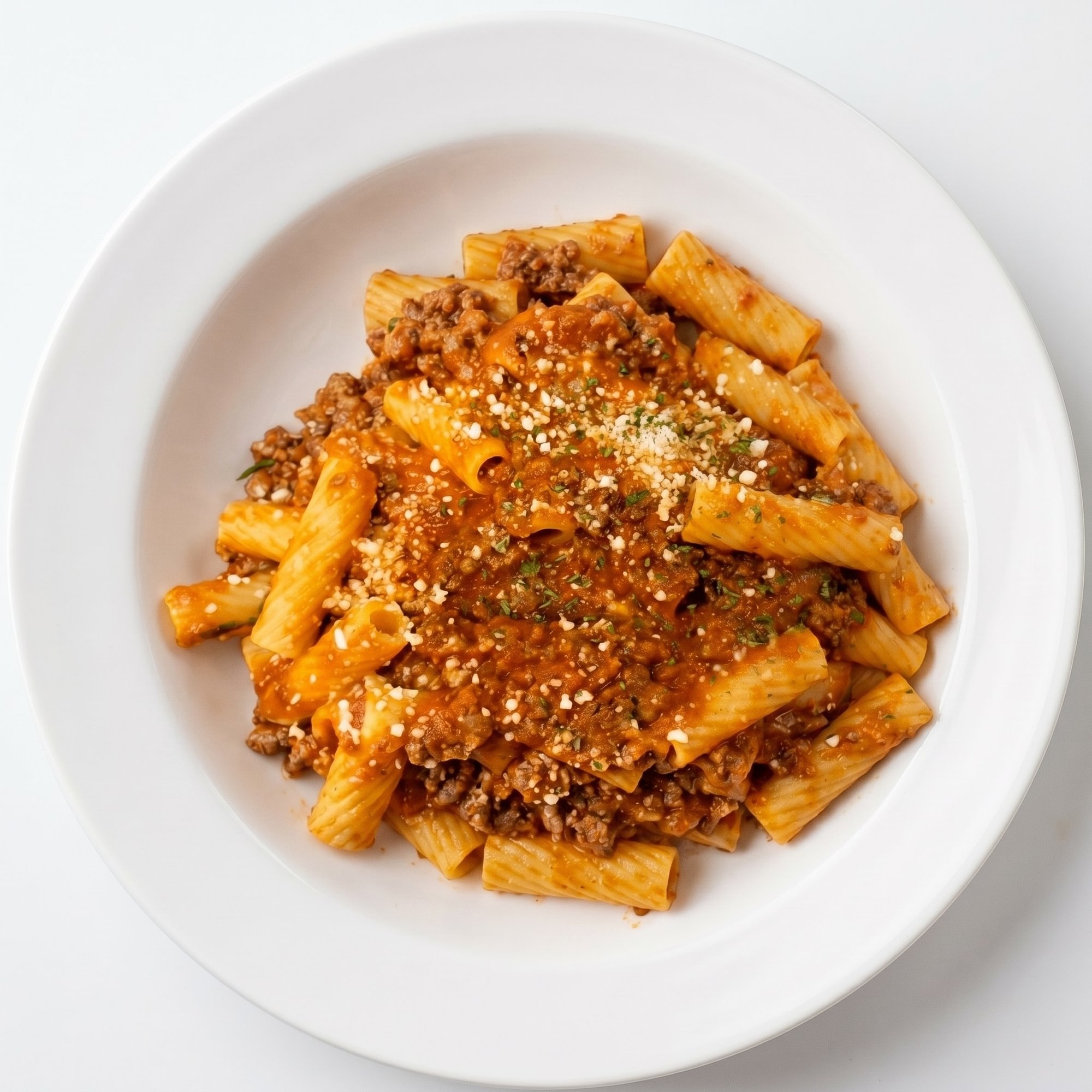 Penne with Meat Sauce
