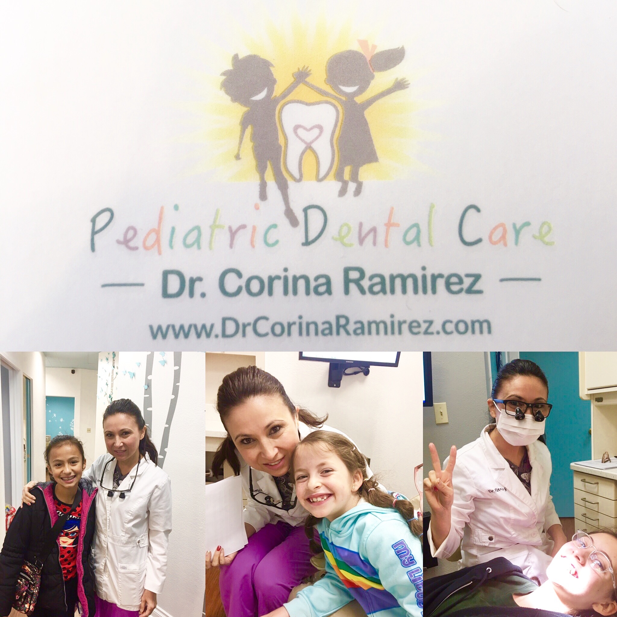 Corina Ramirez D.D.S., Pediatric Dental Care Logo