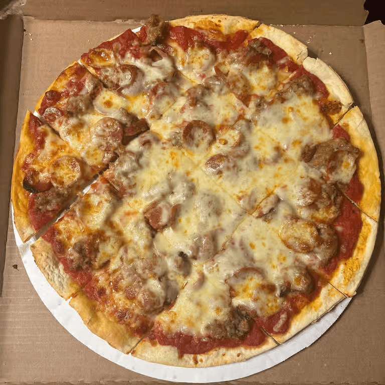 One ingredient Thin Crust Pizza