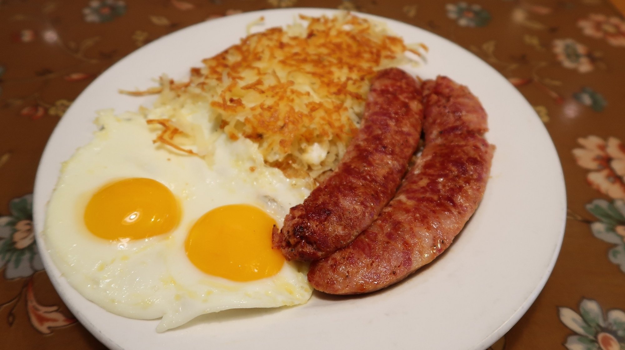 Alligator Sausage & Eggs