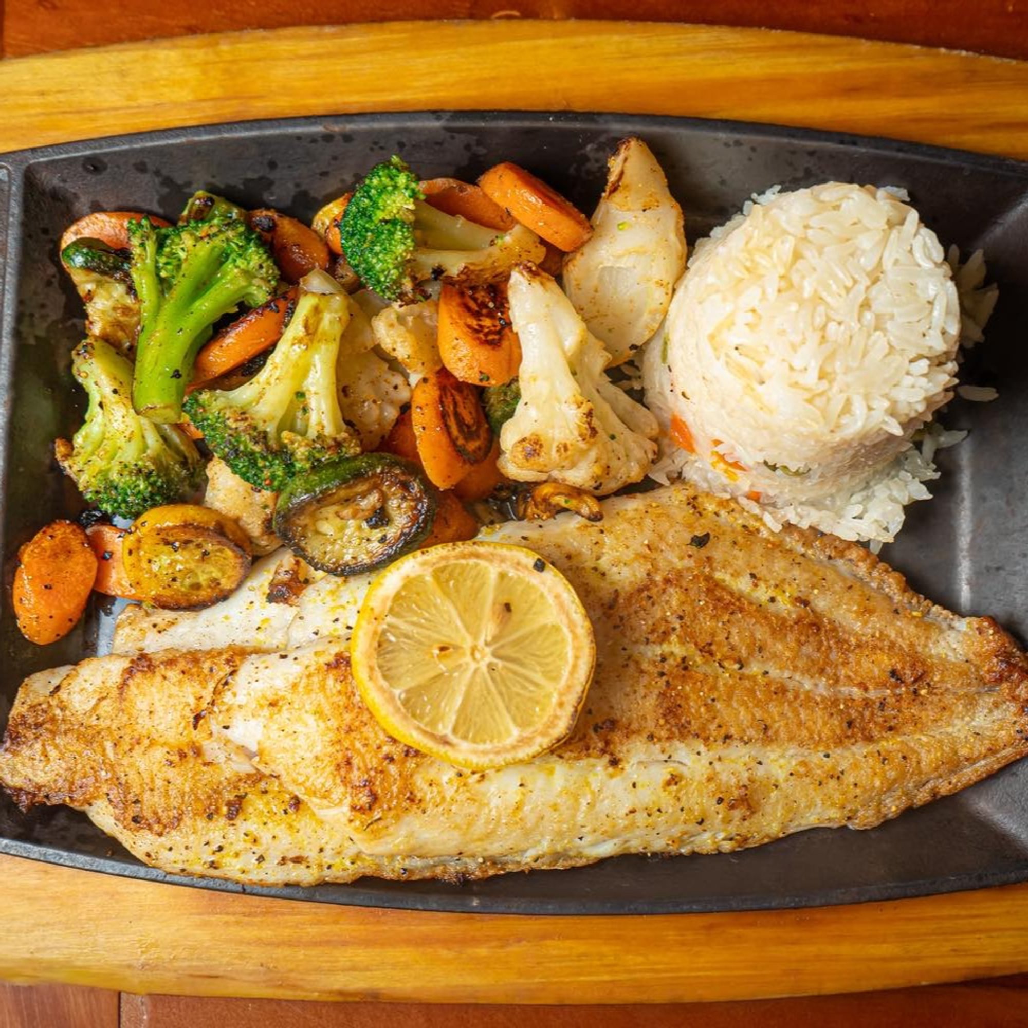 Grilled Catfish Plate