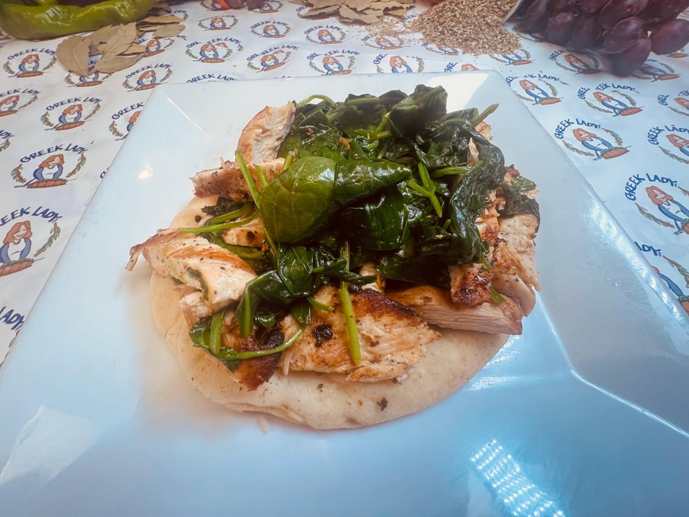 Grilled Chicken & Spinach