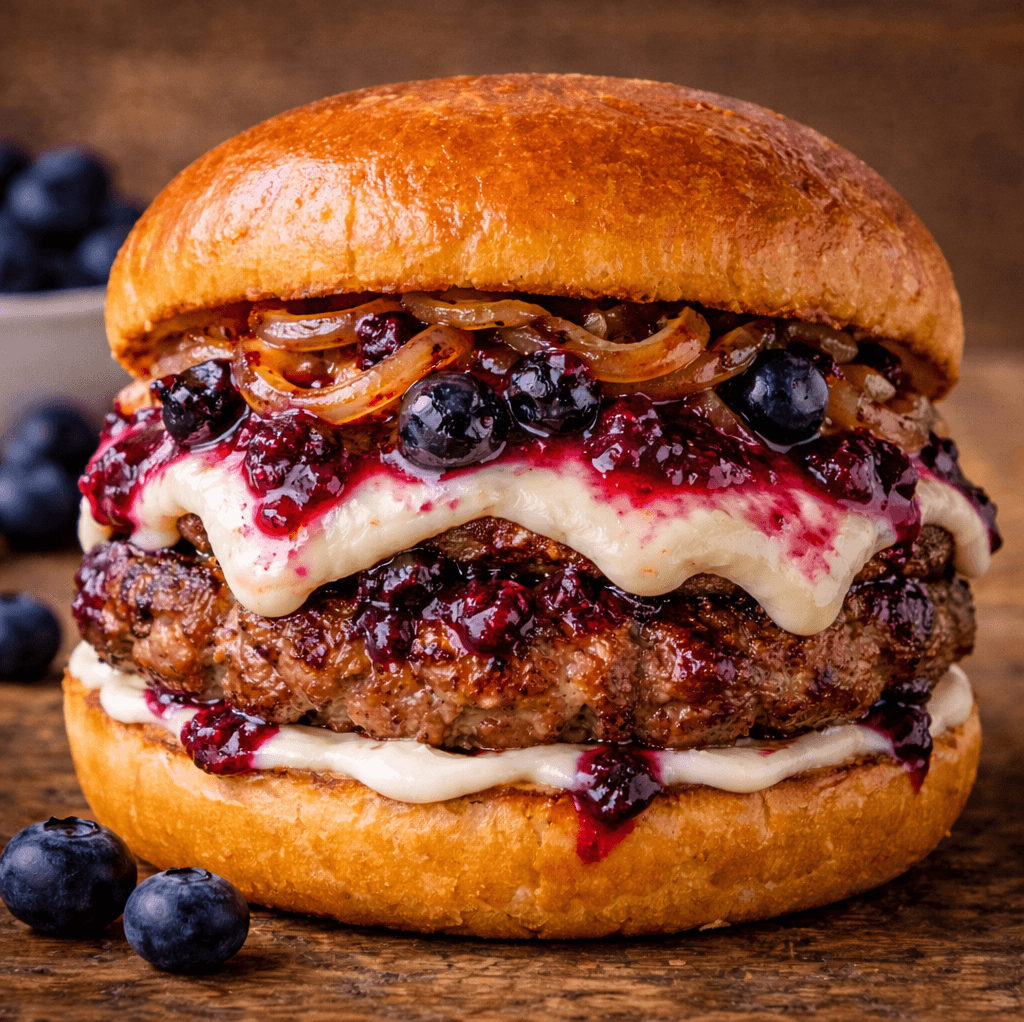 Queen's Blueberry Burger