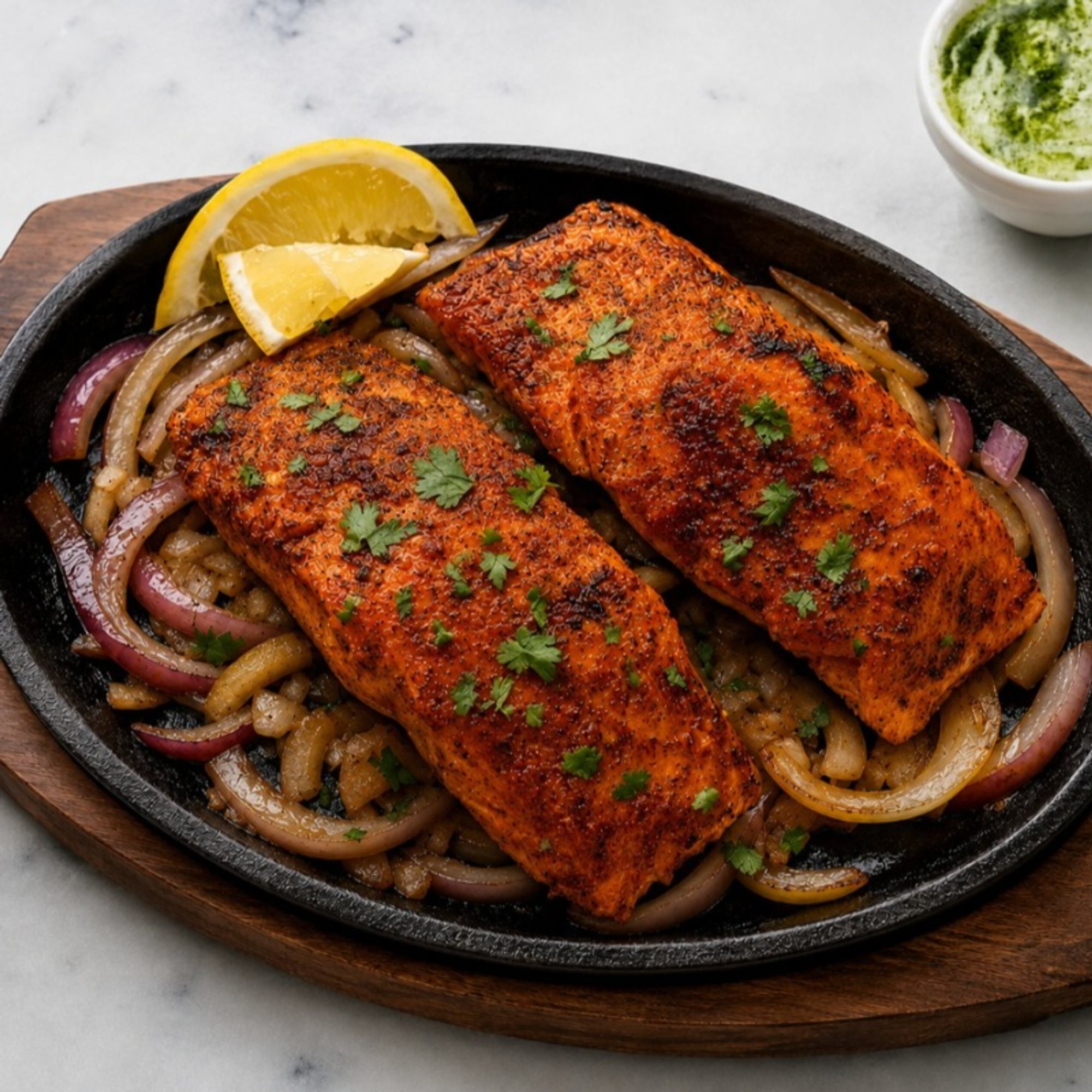 Gulabi Salmon Tikka
