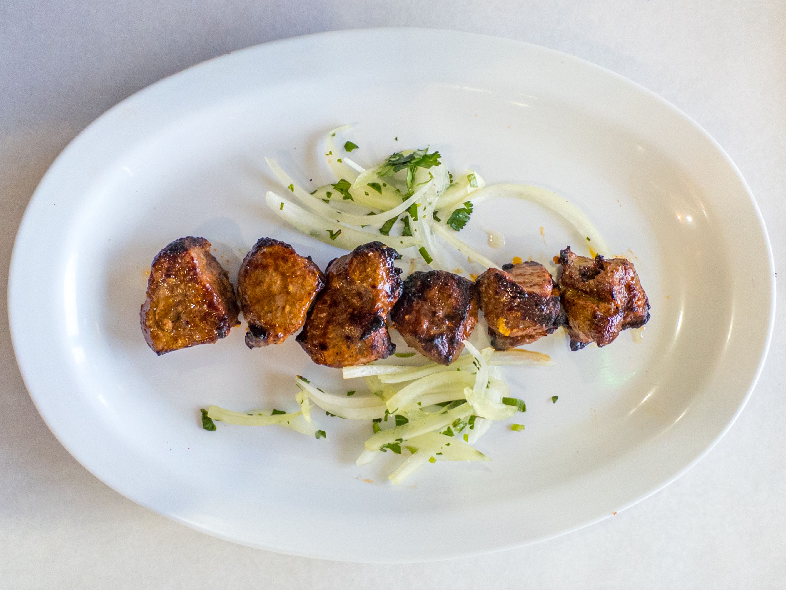 Lamb Tikka Kabob Skewer