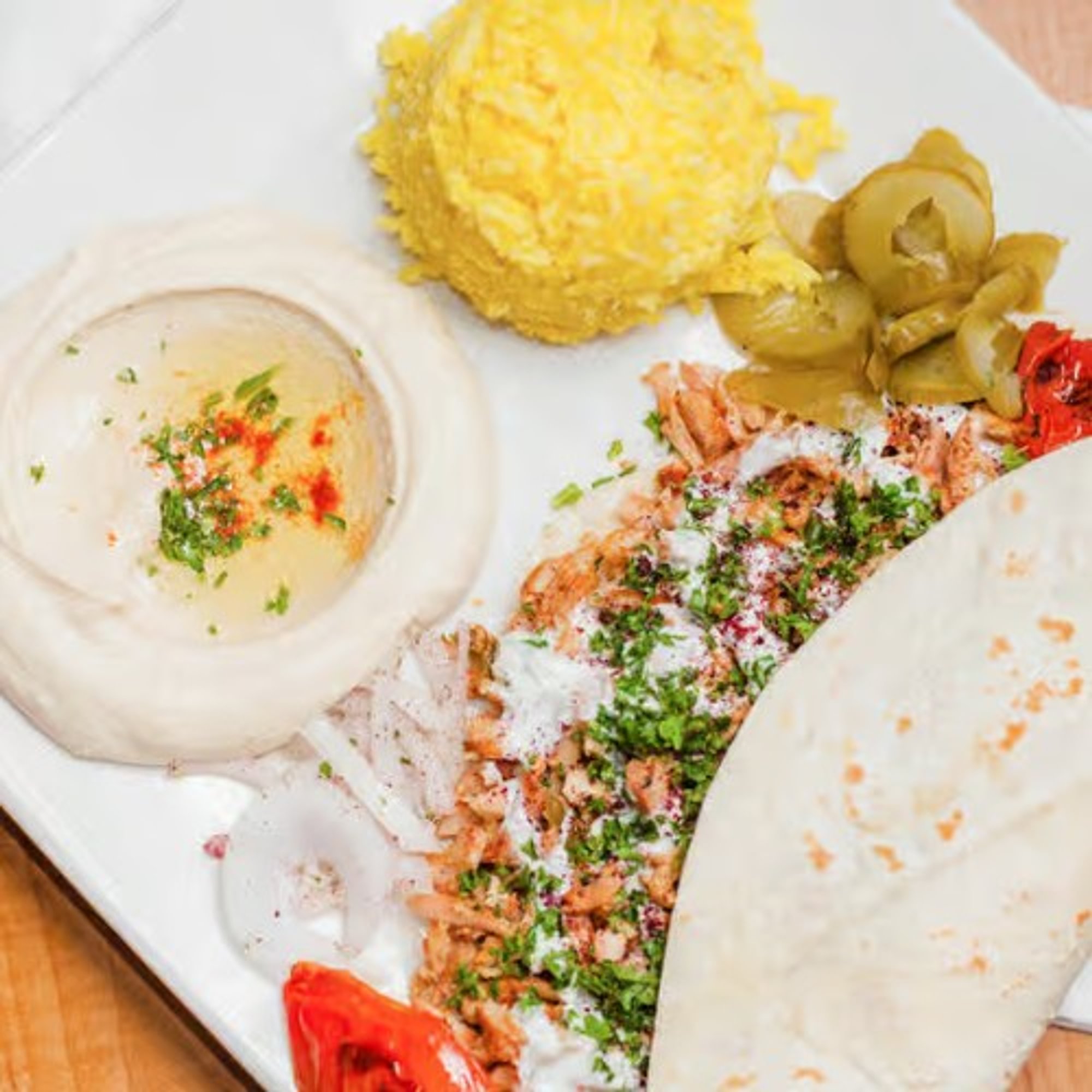Chicken Shawerma Plate