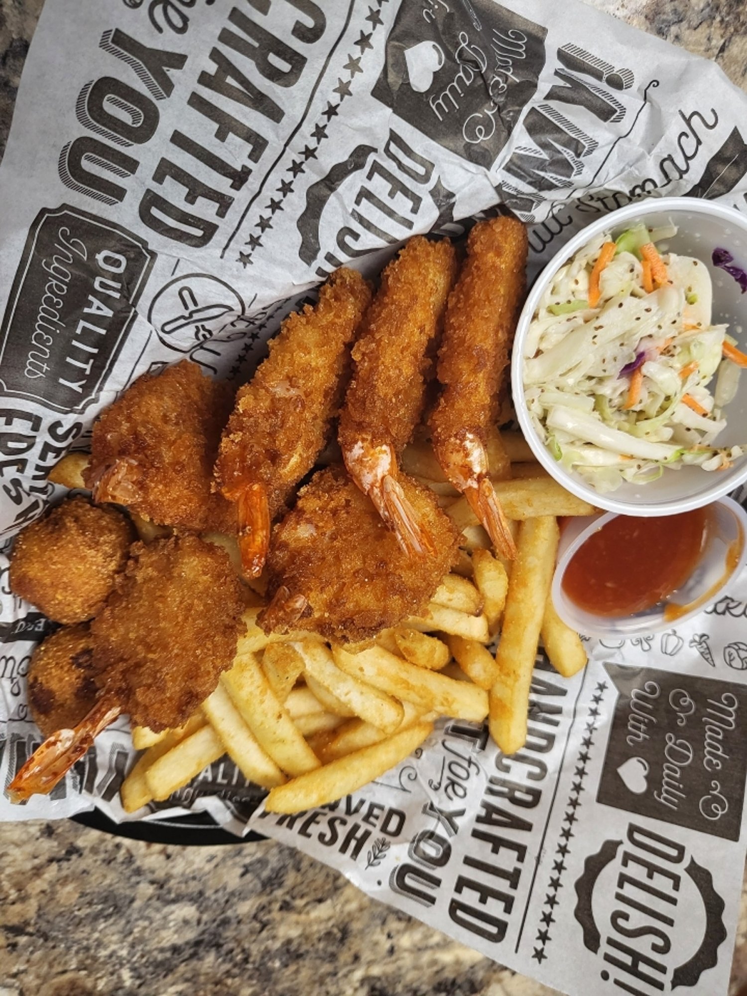 Shrimp Basket Butterfly