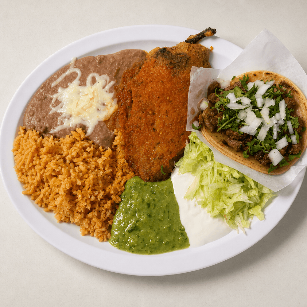 #2 Chile Relleno & Taco Combo