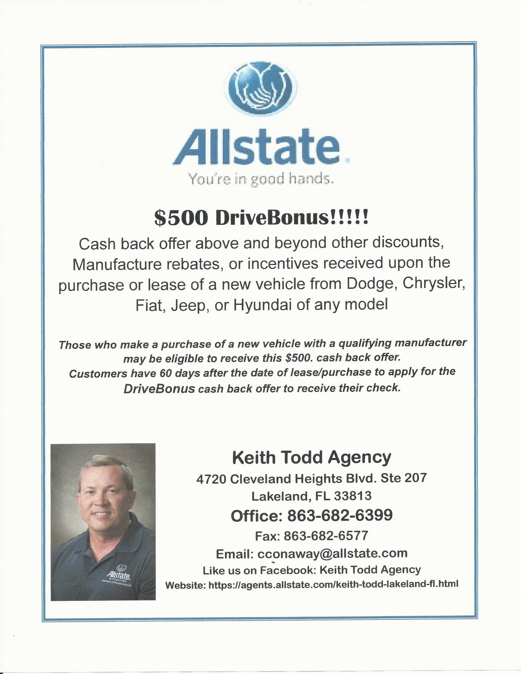 Keith Todd: Allstate Insurance Photo