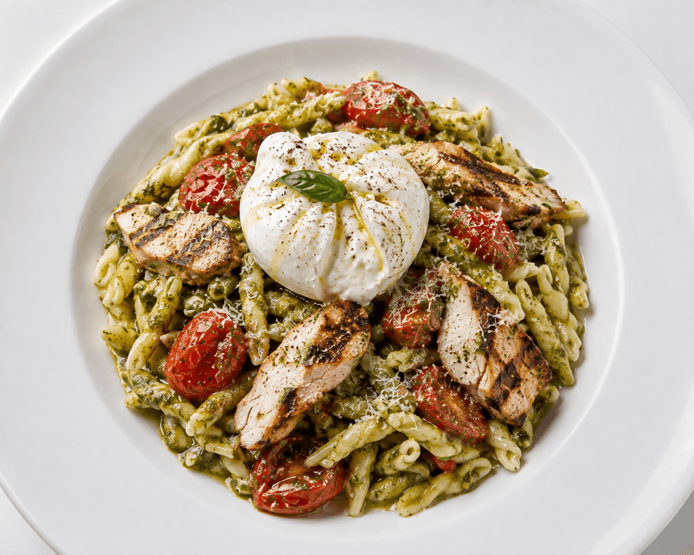 Chicken Gemelli Al Pesto Genovese