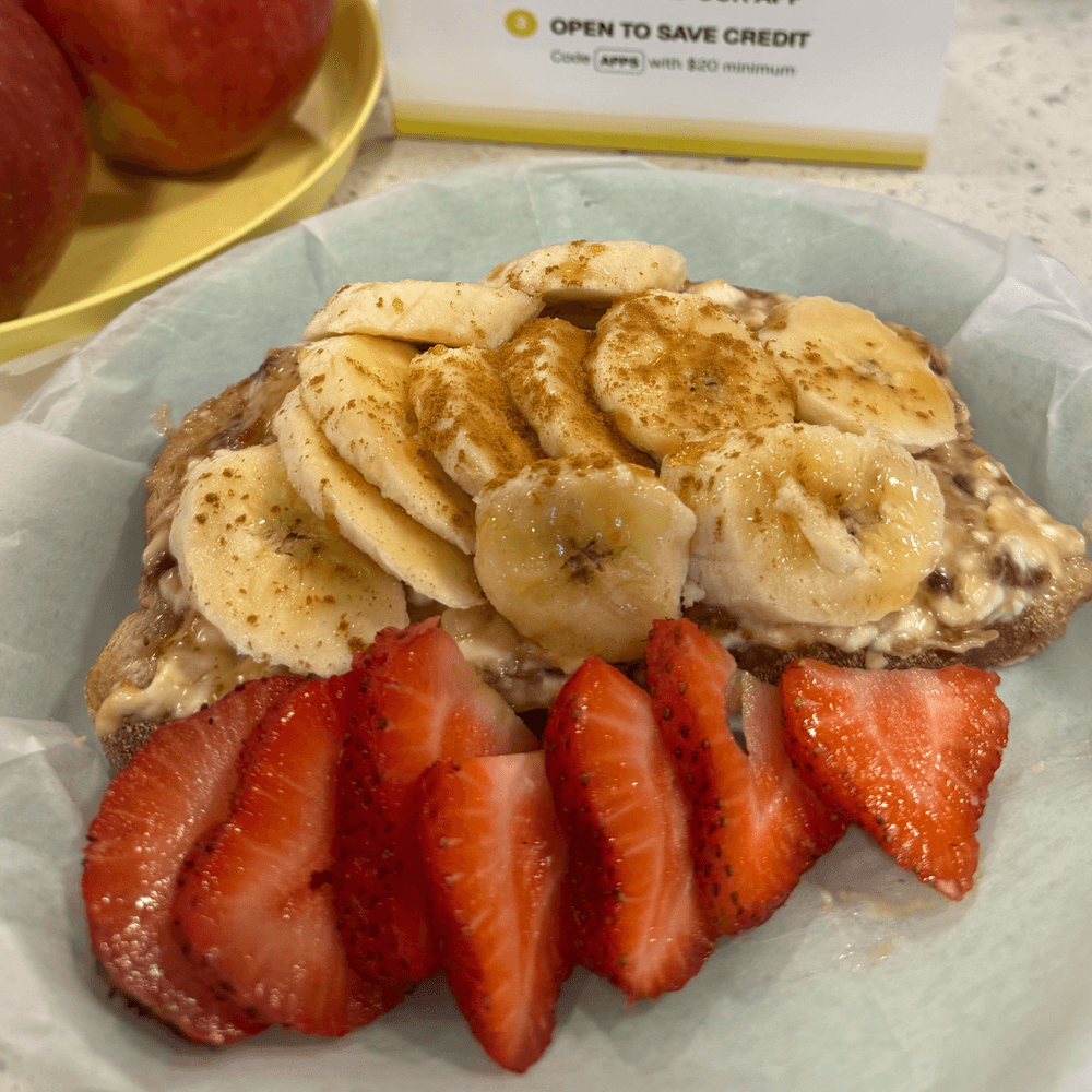 Creamy Fig Cream Cheese And Banana Toast