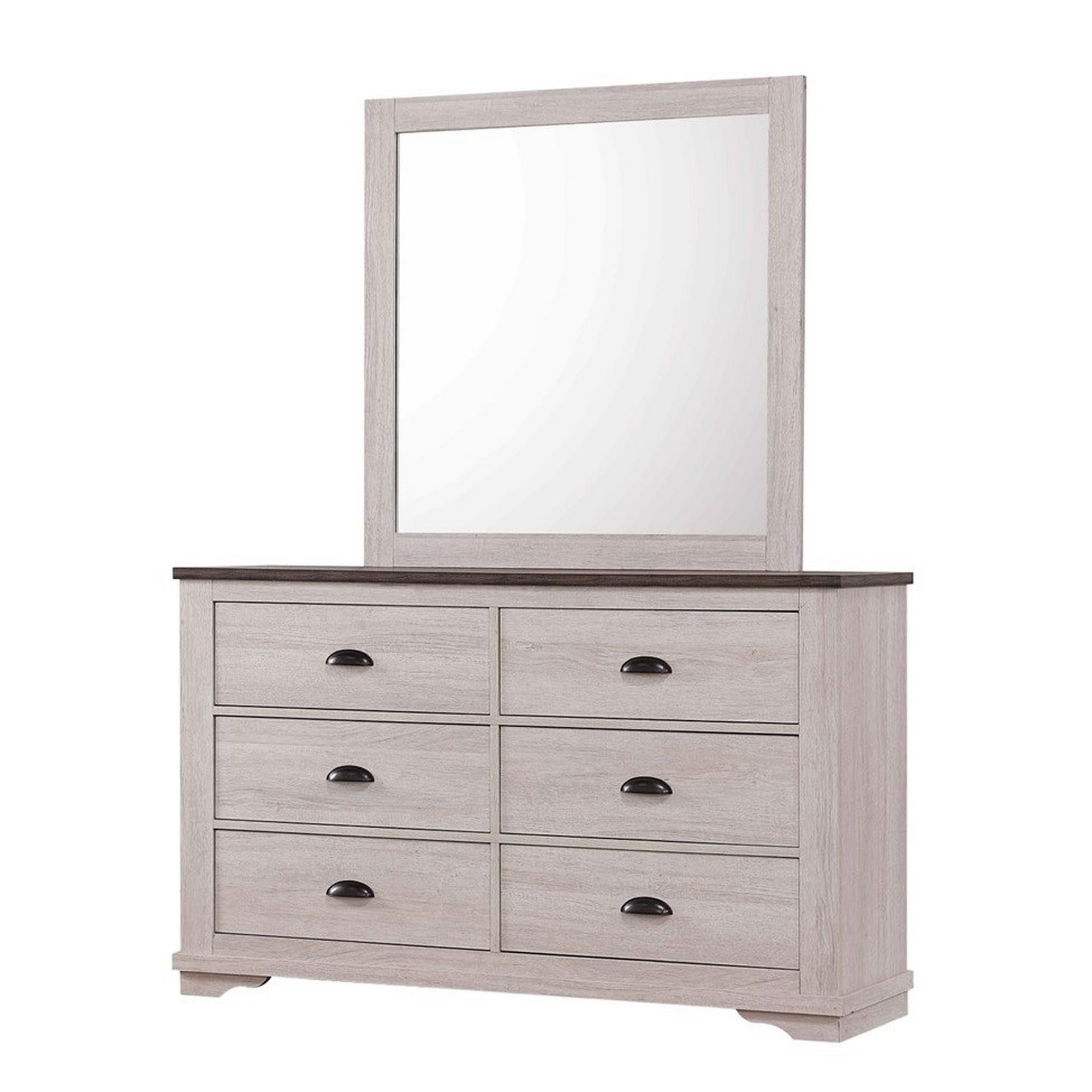 Coralee Dresser, Chalk Grey
