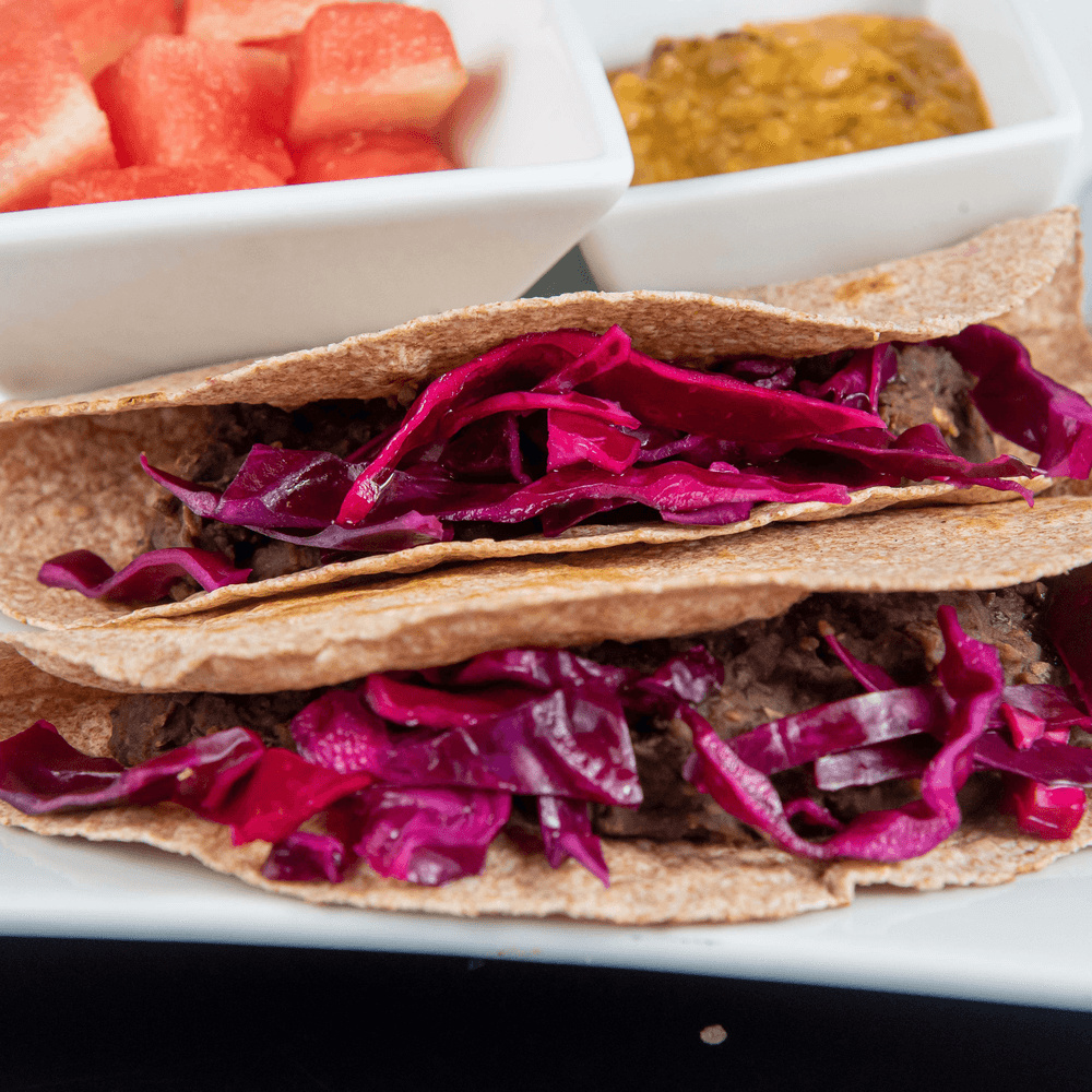 Black Bean Soy-Rizo Tacos