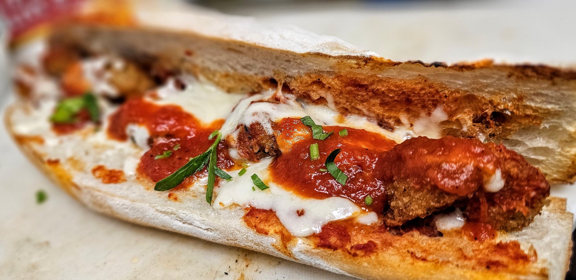 Shrimp Parmigiana Hero