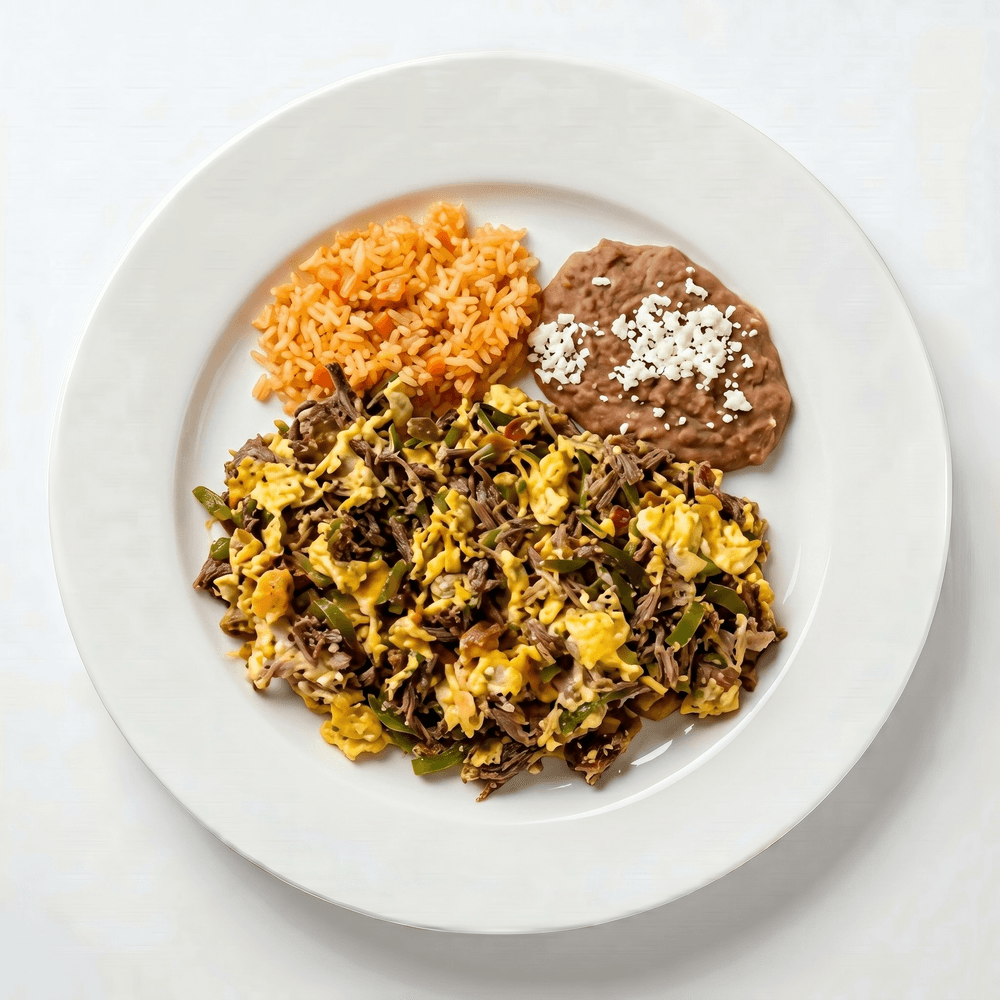Machaca Con Huevo Plate