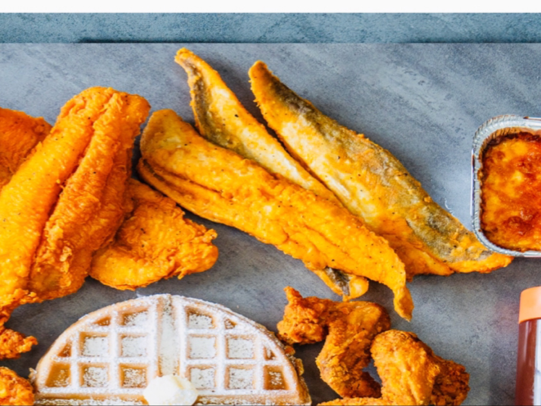 5 Whiting Fish & 1 Waffle