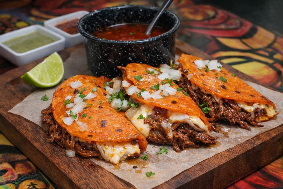 QUESA-BIRRIA - TACOS
