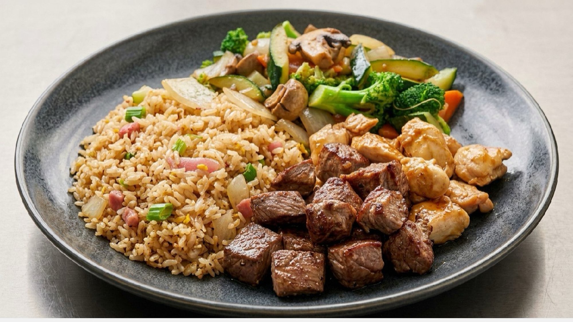 Hibachi Chicken & Steak
