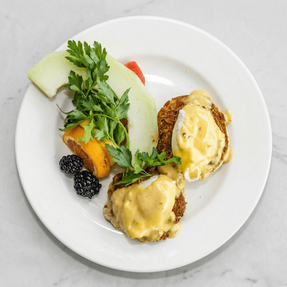 Crabcake Benedict