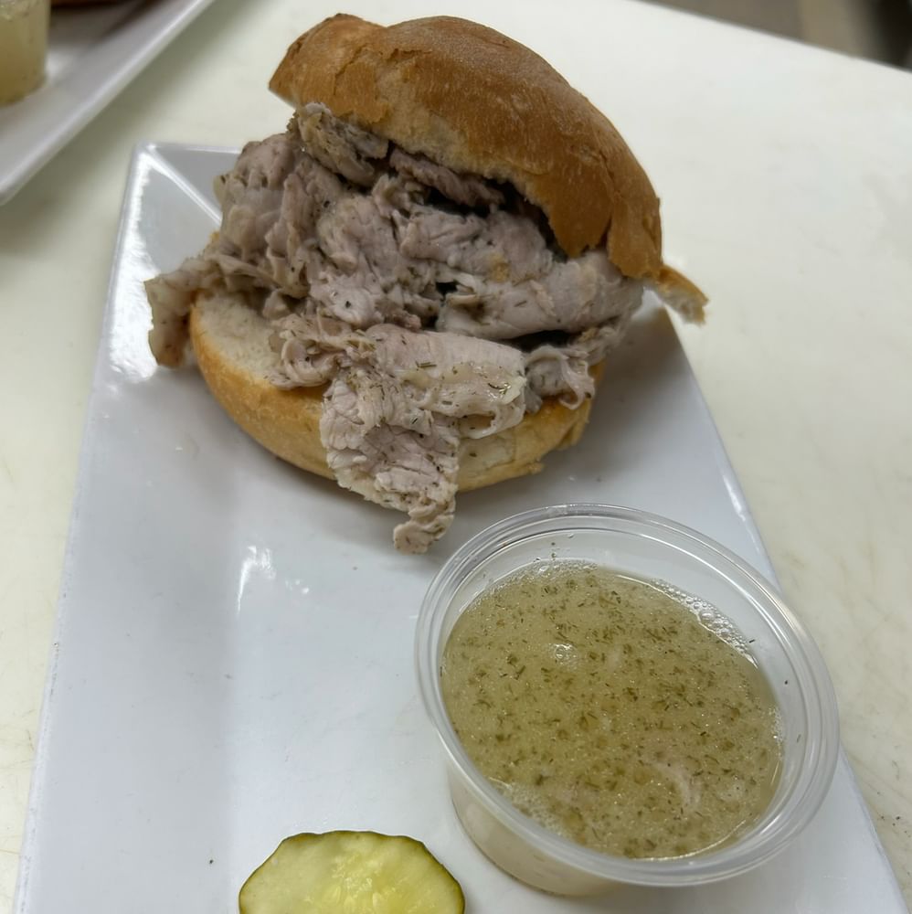 Homemade Porketta Sandwich