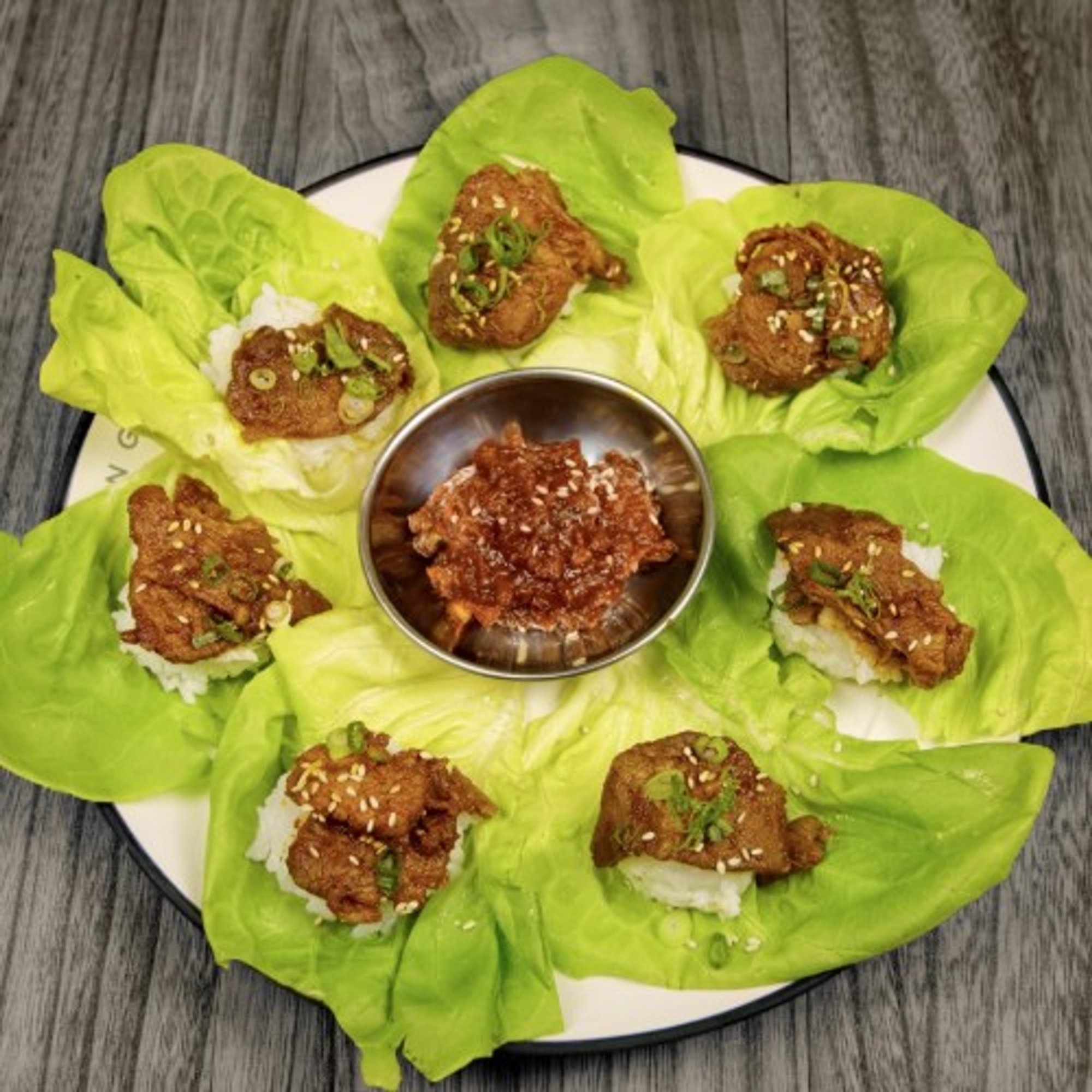 Spicy Pork Ssambab