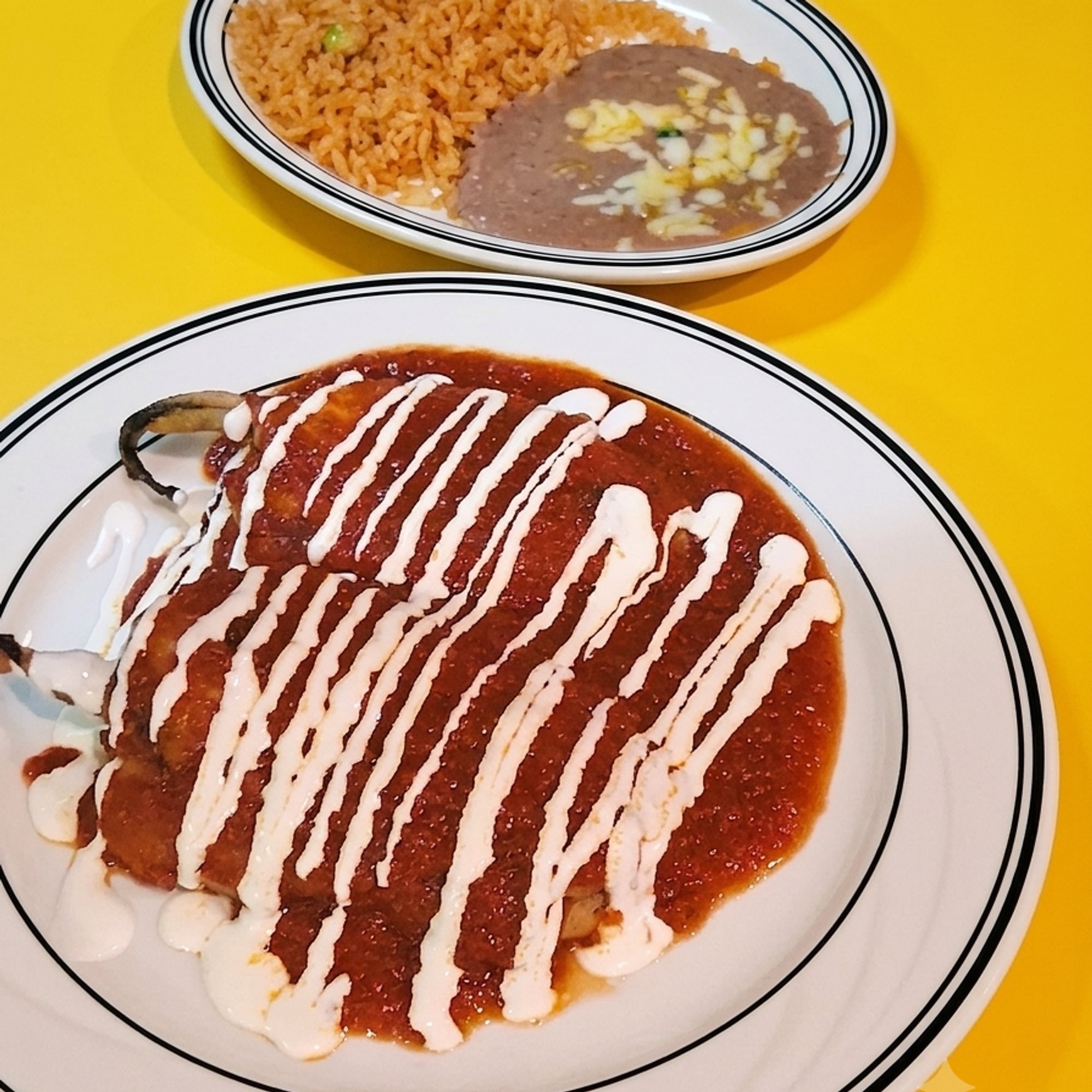 Chiles Rellenos Plate