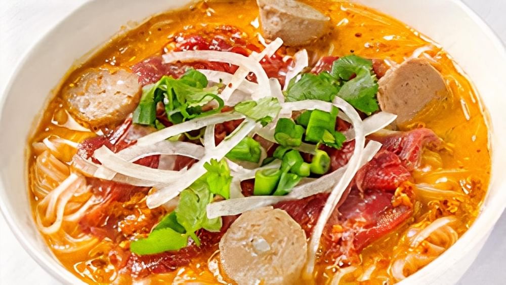 24. Satay Beef and Beef Ball Noodle Soup