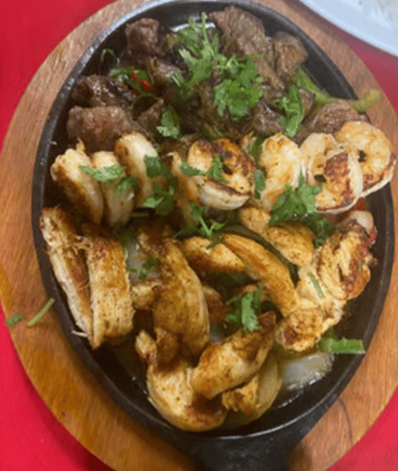 Tex-Mex (Chicken, Steak & Shrimp) Fajitas