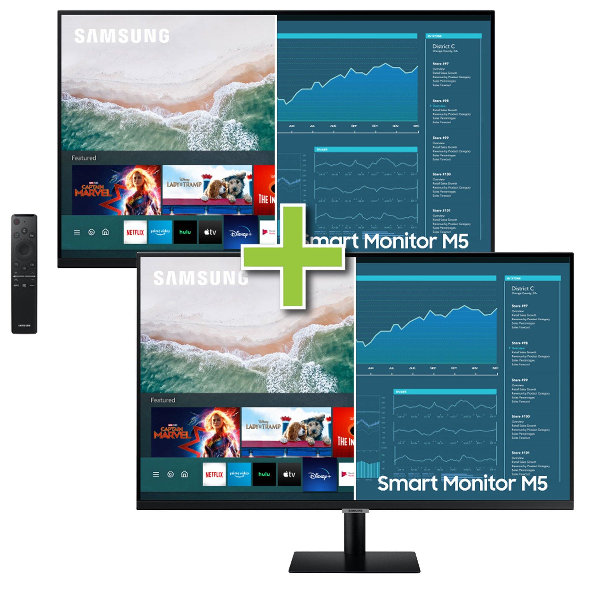 Two Samsung 32" Smart Monitors