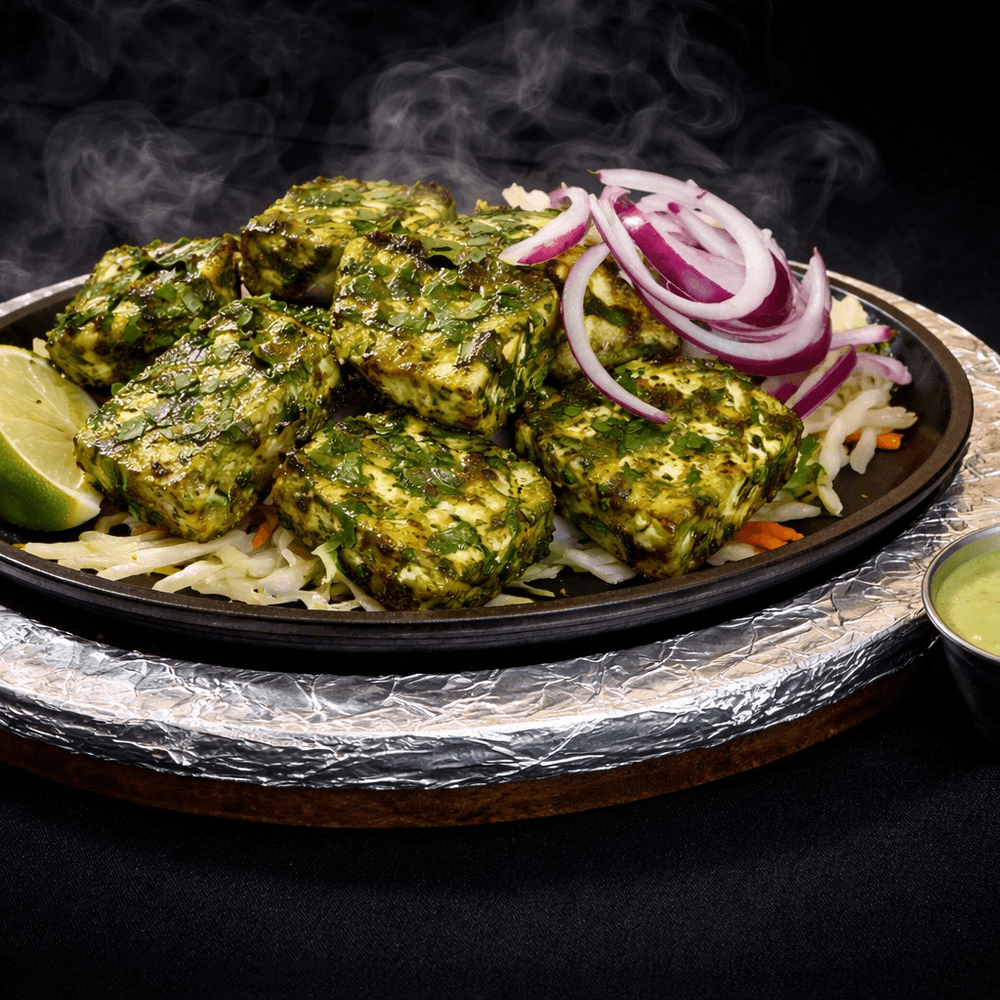Hariyali Paneer Sizzlers