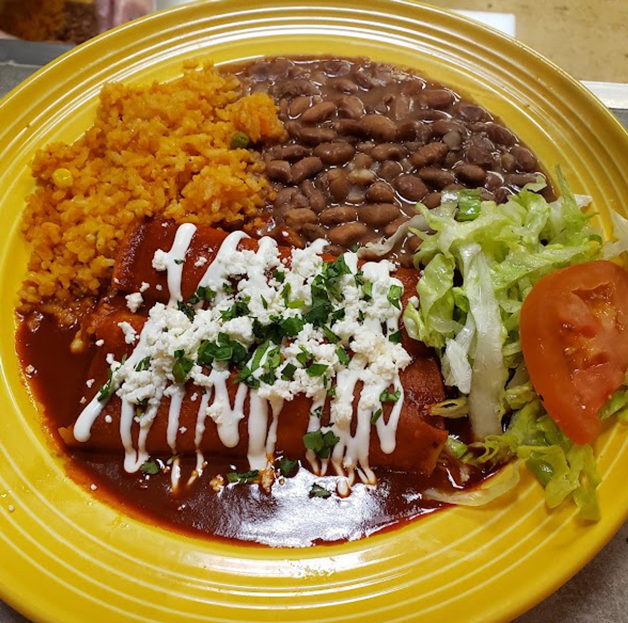 Enchilada Plate