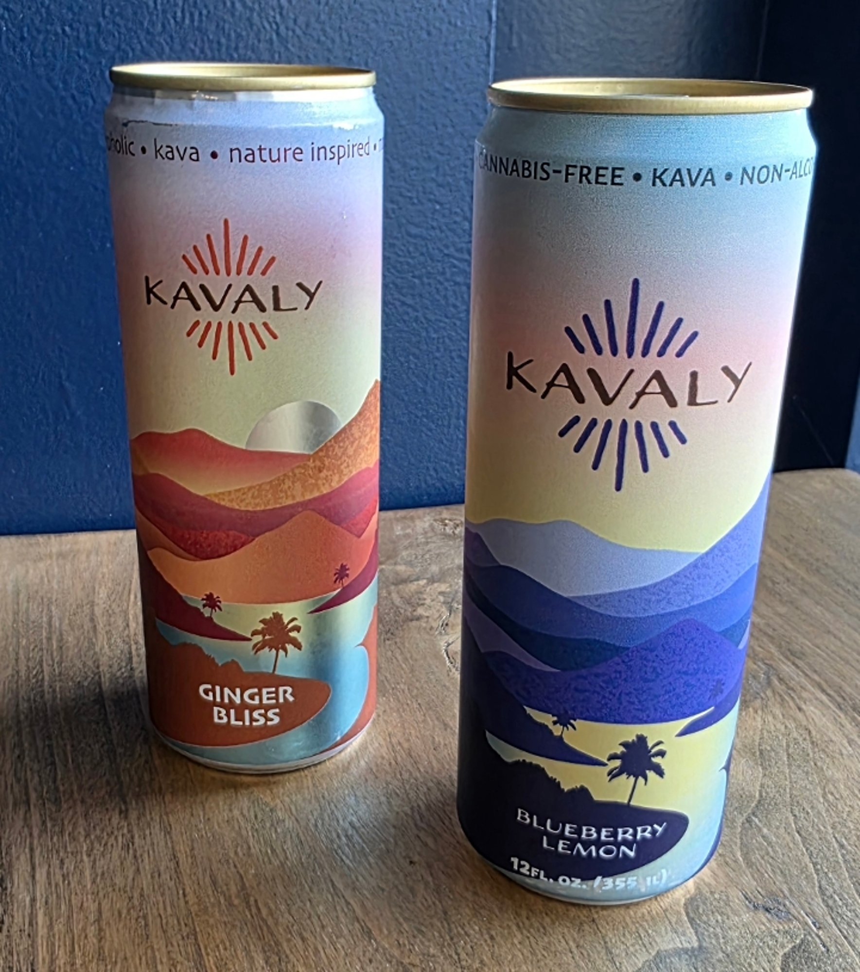Kavaly Zen Drink - Blueberry 12oz Can