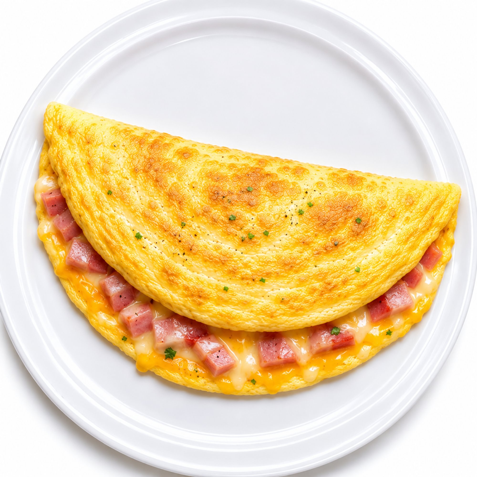 Egg Omelette with Cheese & Meat
