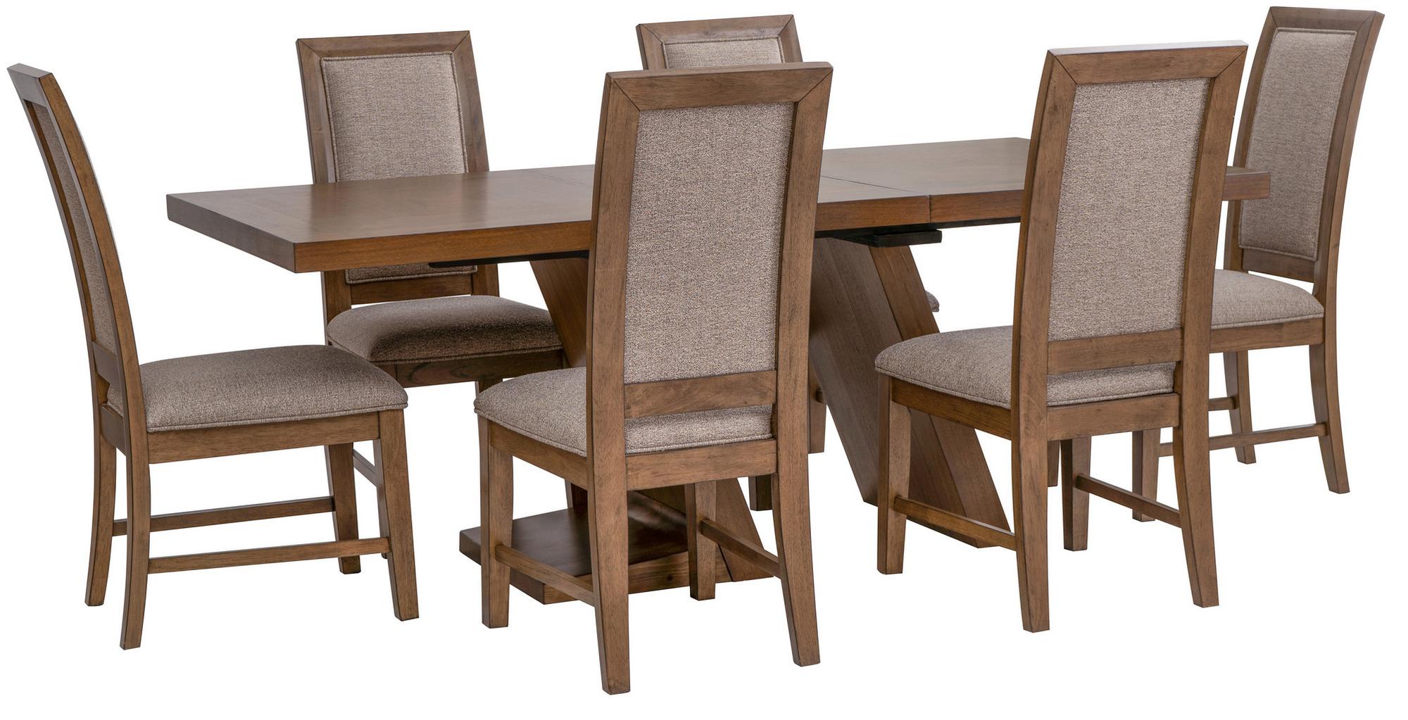 Cadeau Brown 7 - Piece Dining Set