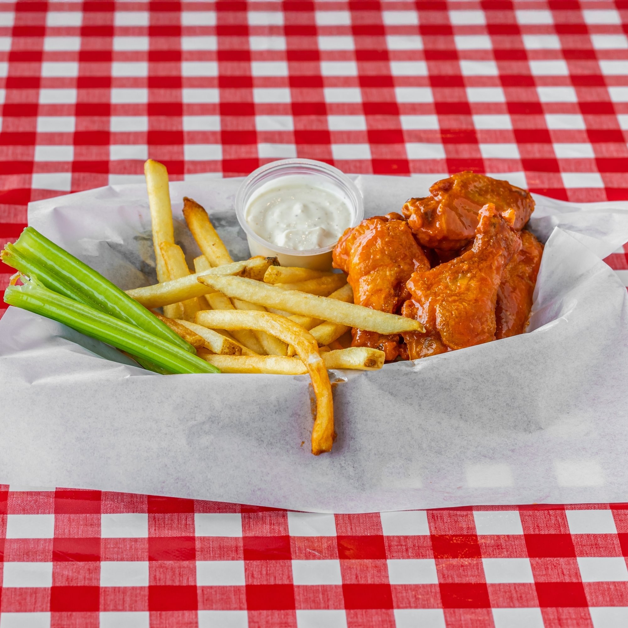 5 Wings with a Side