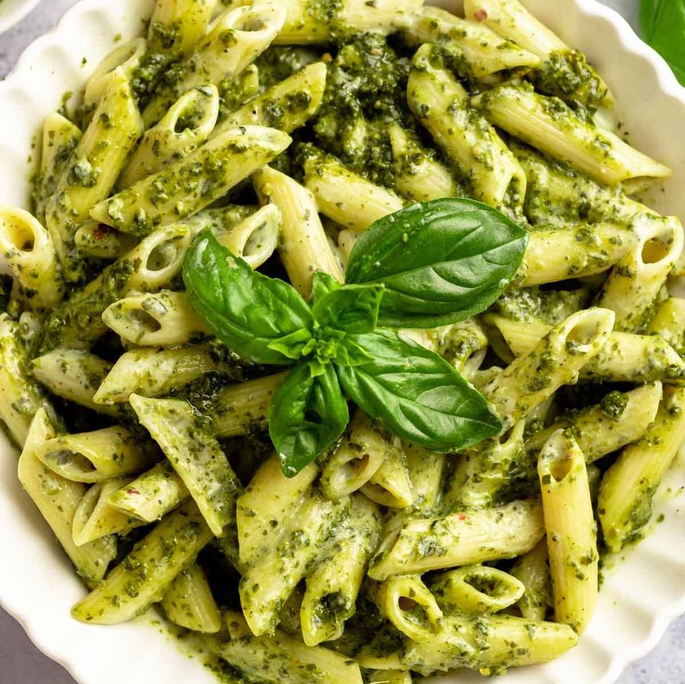 Pasta with Pesto Sauce