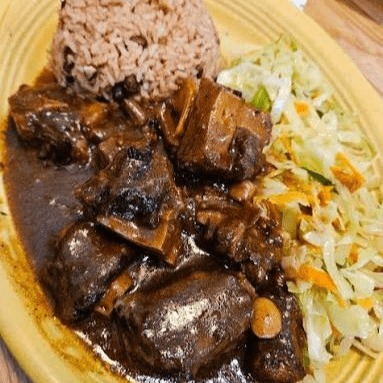 Rice And Beans With Oxtail