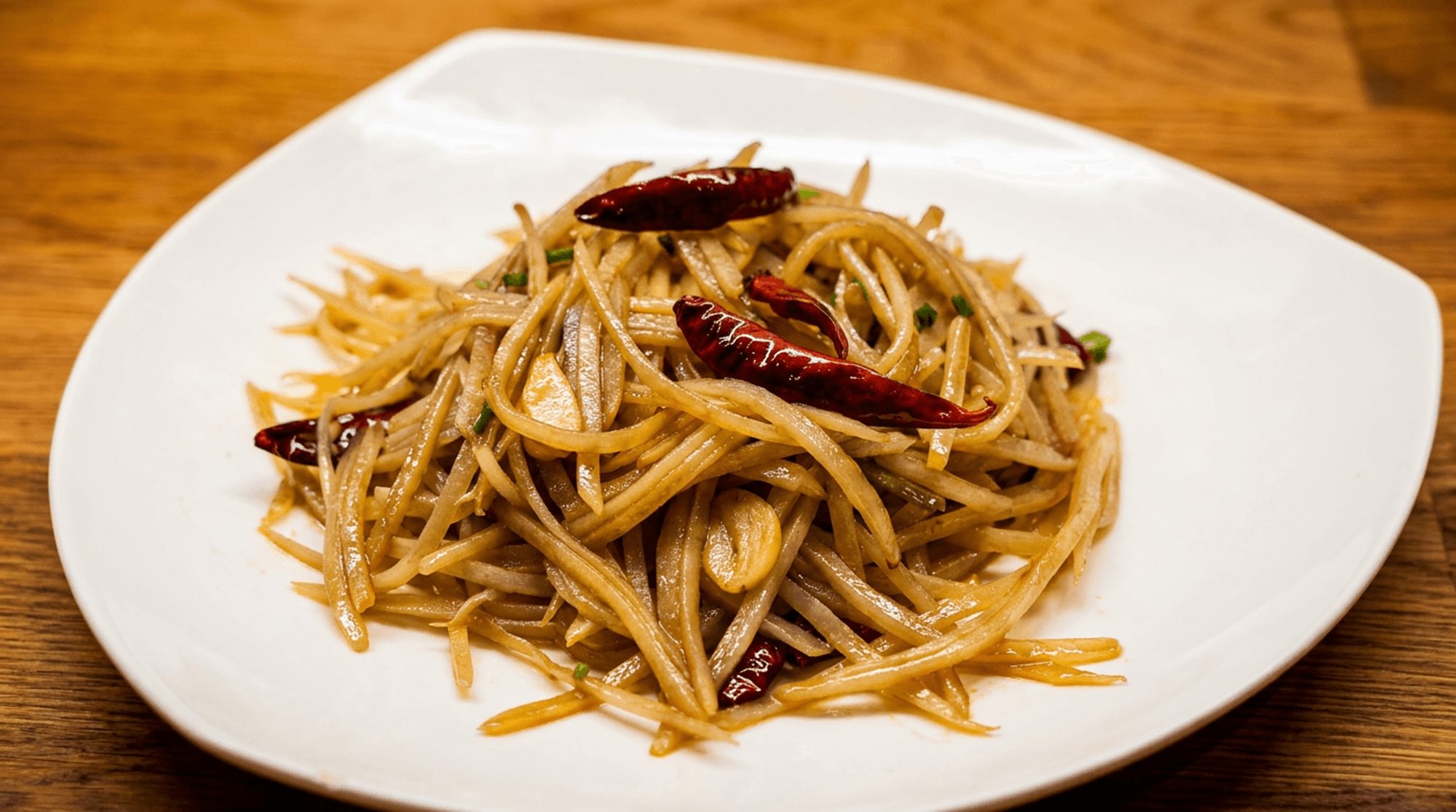 Spicy & Sour Shredded Potatoes