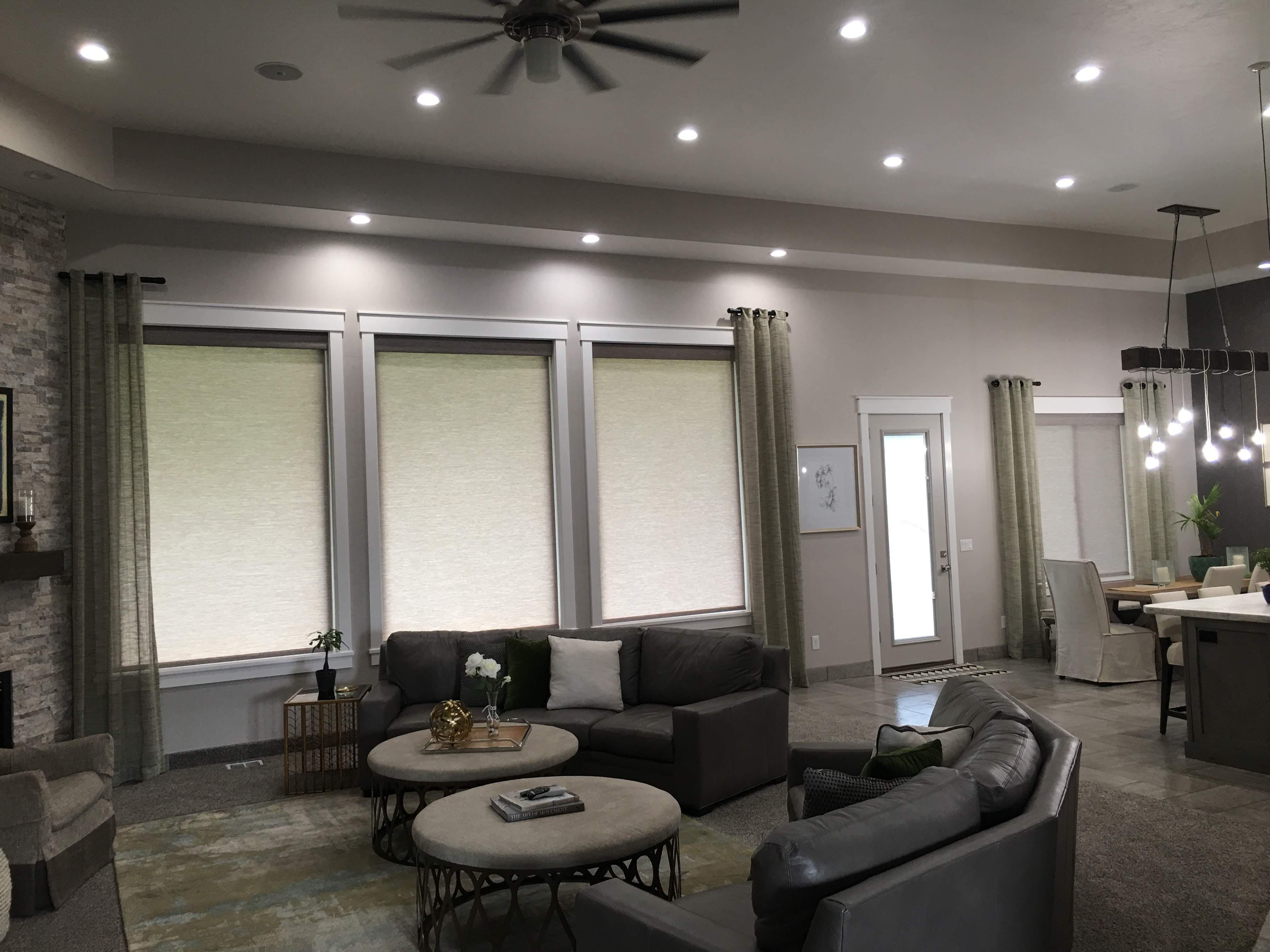 Lutron automated roller shades