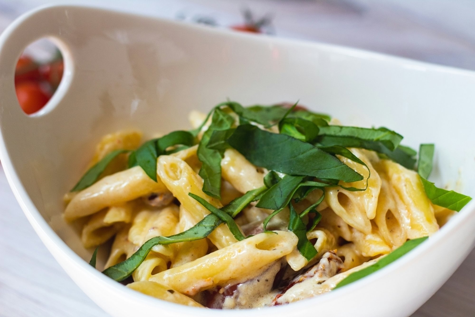 GF Penne Pasta w/ Alfredo Sauce