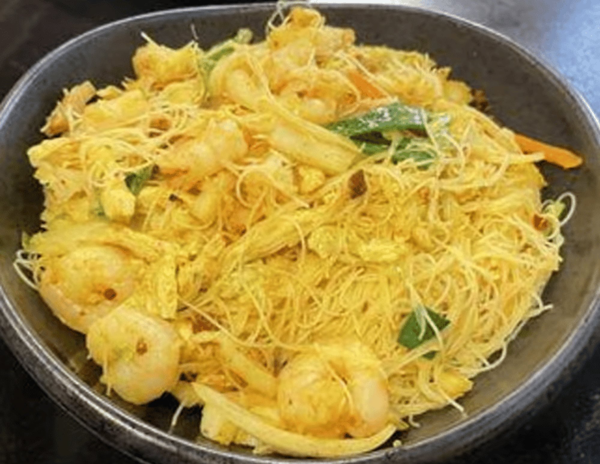 Singapore Stir-fried Mei Fun