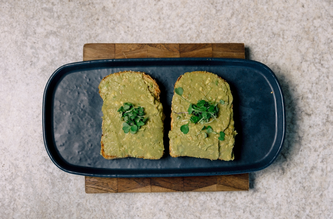 Double Plain Avocado Toast