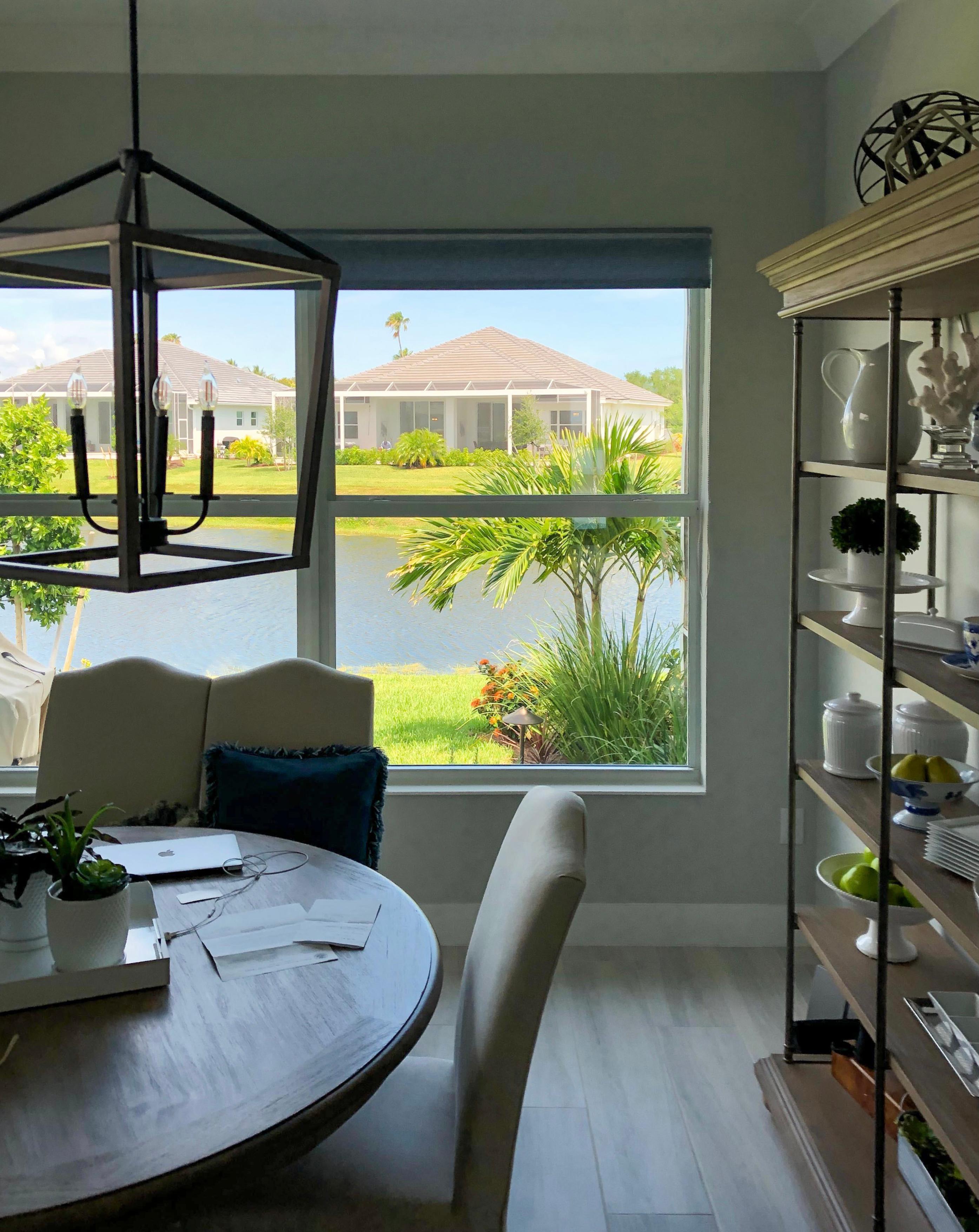 Shades are an awesome way to frame windows, but on a beautiful day in the Treasure Coast, it's all about the view.