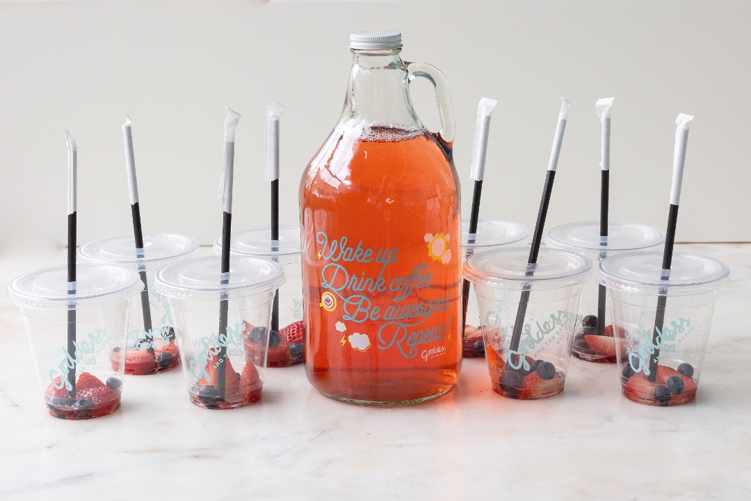 Strawberry-Acai Refresher Growler